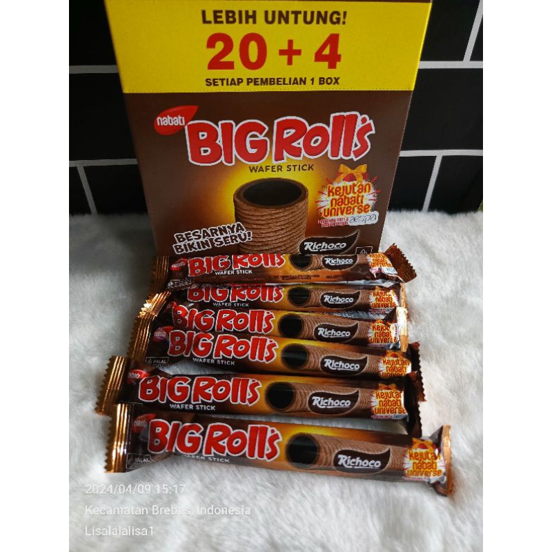 

BIG ROLL Wafer stick isi 20+4pcs
