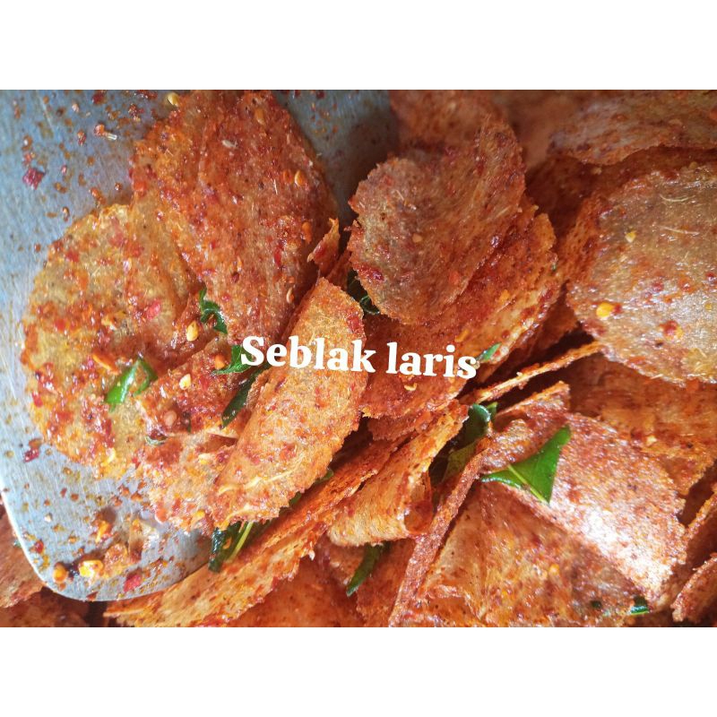 

aneka seblak keripca 100 gm rasa pedas daun jeruk