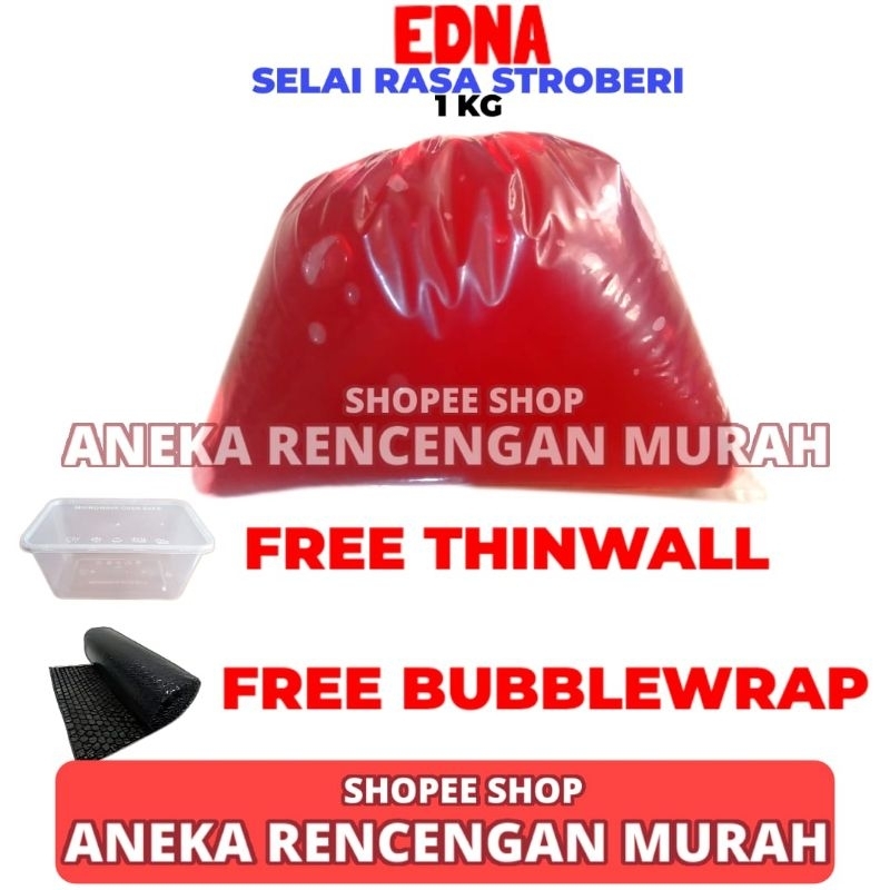 

Selai Stroberi Edna 1 KG Repack
