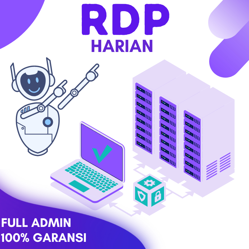 RDP Harian - 32 GB Ram - 8 vCPU Core