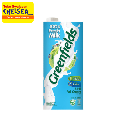 

Greenfields Susu UHT Full Cream 1 Liter per 2 pcs - green fields