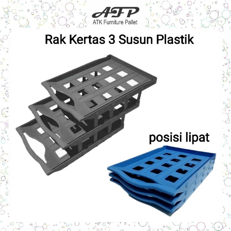 

Rak Kertas 3 Susun Plastik