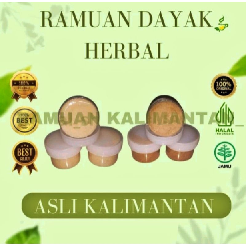 

Paket Usaha Ramuan Dayak Asli Kalimantan (5 PCS)