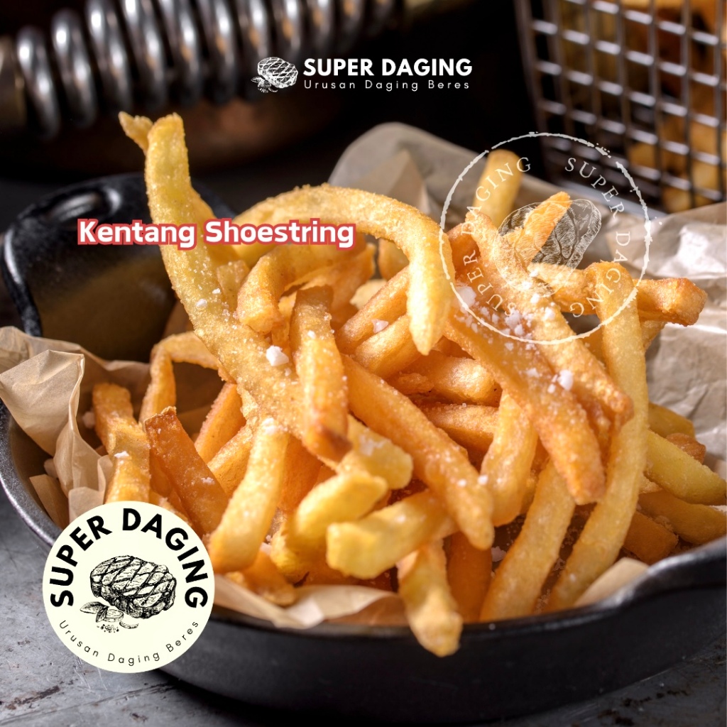 

Kentang Shoestring 1kg - Super Daging Pekanbaru