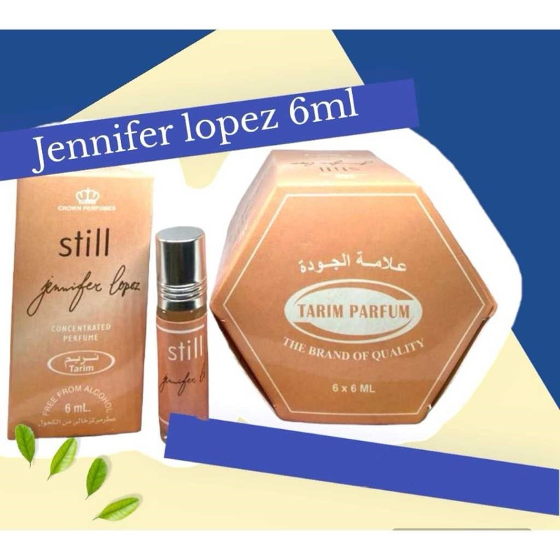 PARFUME TARIM JLO STILL 6 ML ROLL ON / TARIM PARFUME FREE ALCOHOL
