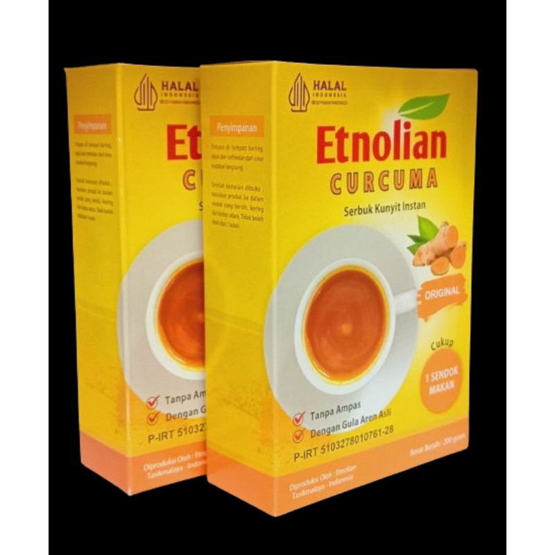 

Kunyit Instan Etnolian Curcuma Rasa Original 200 g