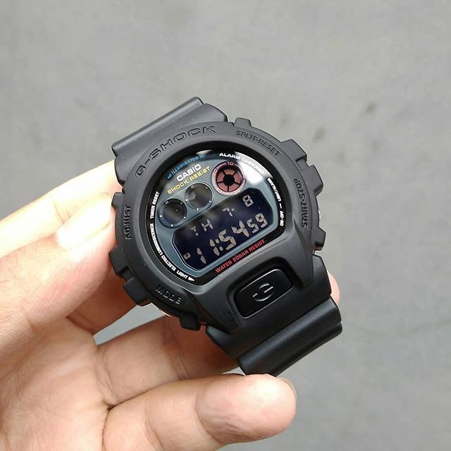 Jam Tangan Pria Casio G-Shock DW-6900BMC-1DR Black Original 100% Resmi