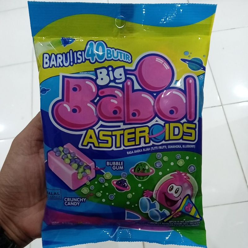 

Big Babol Permen Karet Aneka Rasa isi 40 pcs @3g / 128 gram Sak