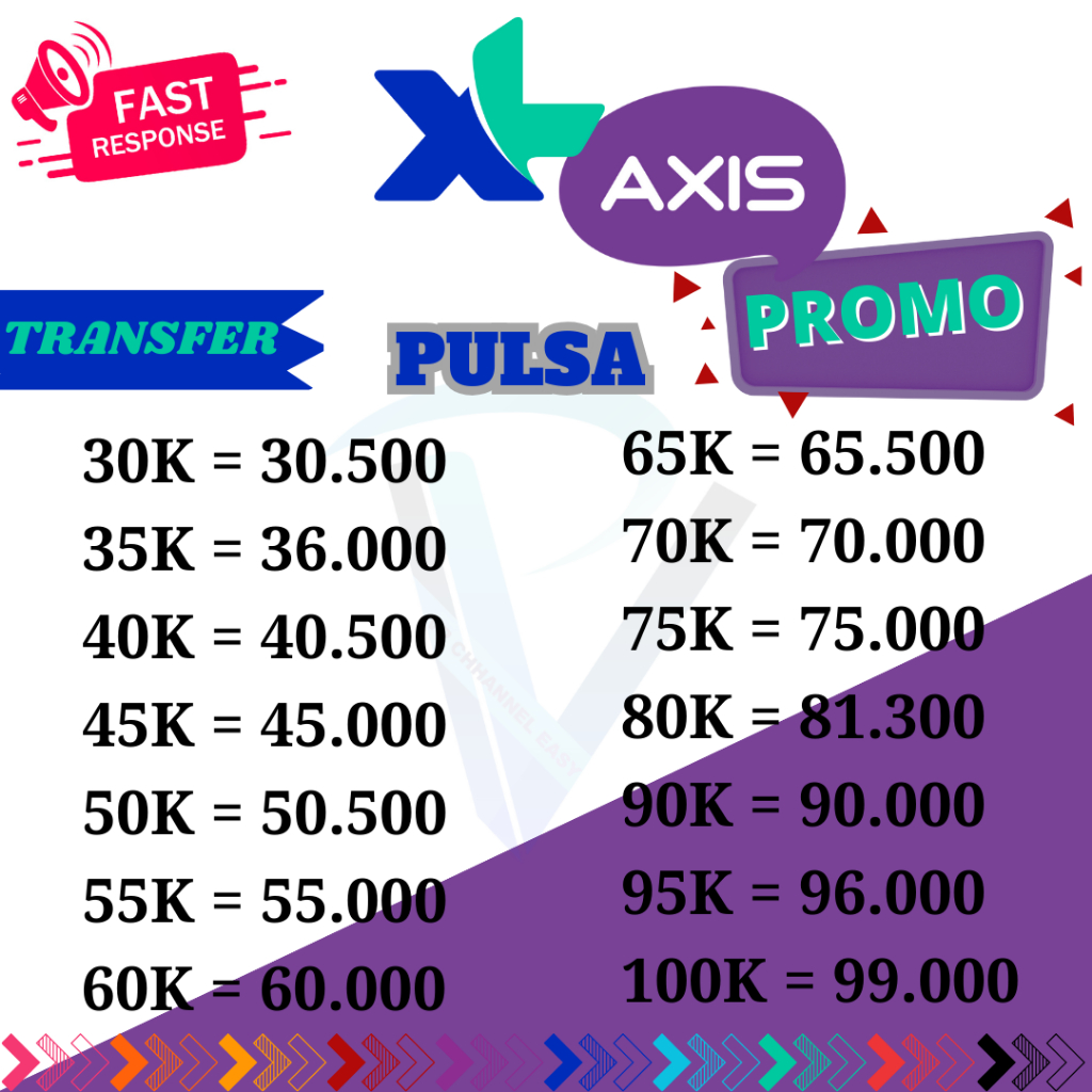 [PROMO] PULSA TRANFER / TRANSFER XL / AXIS MURAH