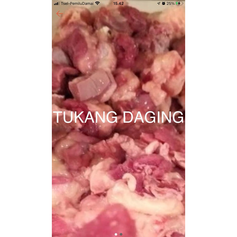 

TETELAN DAGING SAPI LOKAL FRESH 500gr
