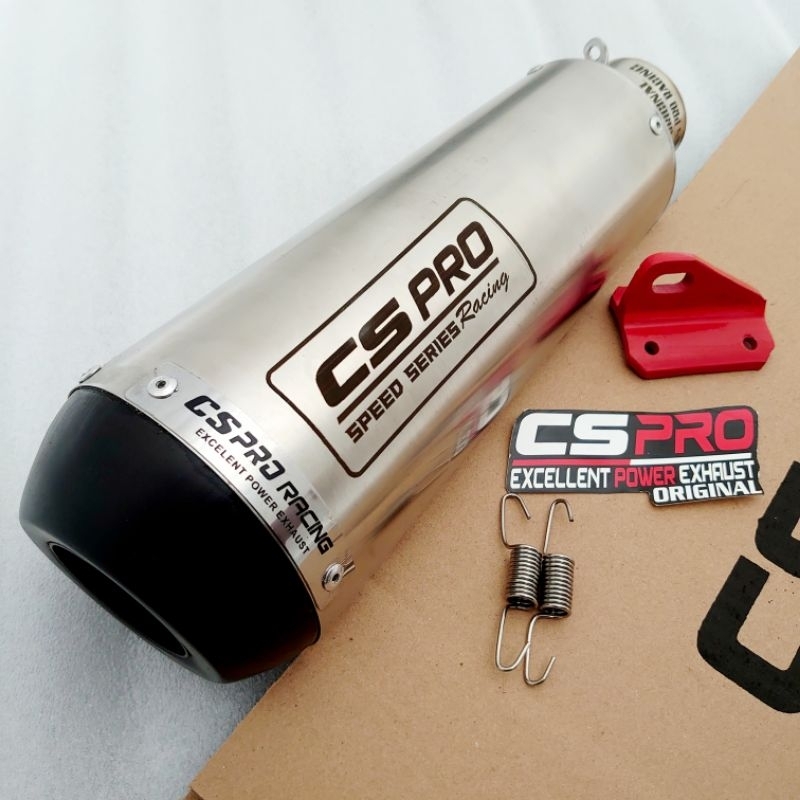 silincer knalpot cs pro racing universal/ silencer knalpot racing bulat/ silincer knalpot daytona cr