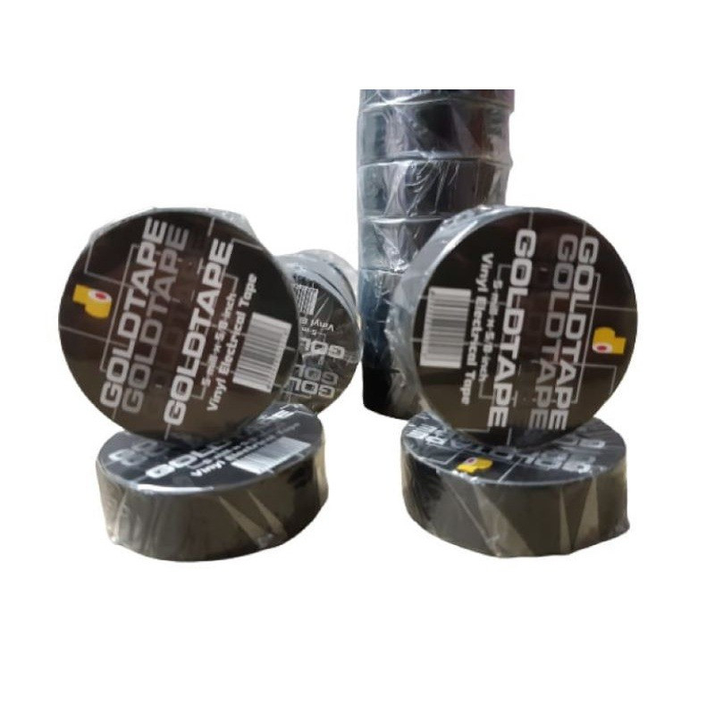 

solasi Listrik Goldtape / Solasi / Selotip Hitam Kecil / PVC Hitam Goldtape