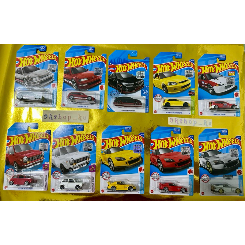 HotWheels Honda Civic Factory Sealed (FS)