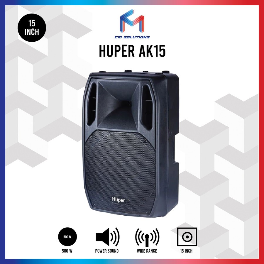 Speaker Aktif HUPER AK15 AK 15 Inch Original SNI GARANSI