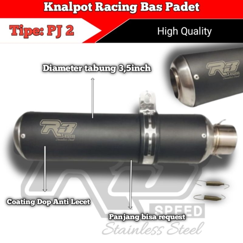Knalpot Original R3 Speed Type PJ2