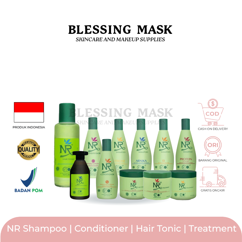NR Shampoo | Conditioner | Hair Tonic | Mencegah Kerontokan Pada Rambut