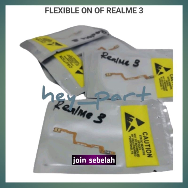 RELME 3 Flexible Flexibel Tombol On Off Power Realme 3 tombol dalam