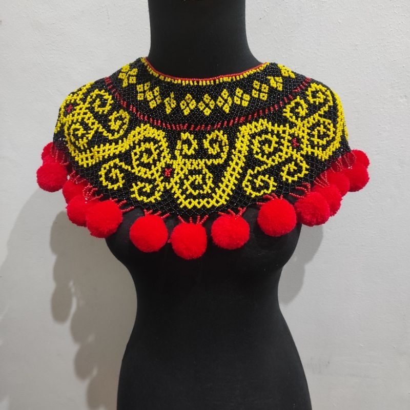 Teratai pompom manik dayak kalimantan ukuran dewasa