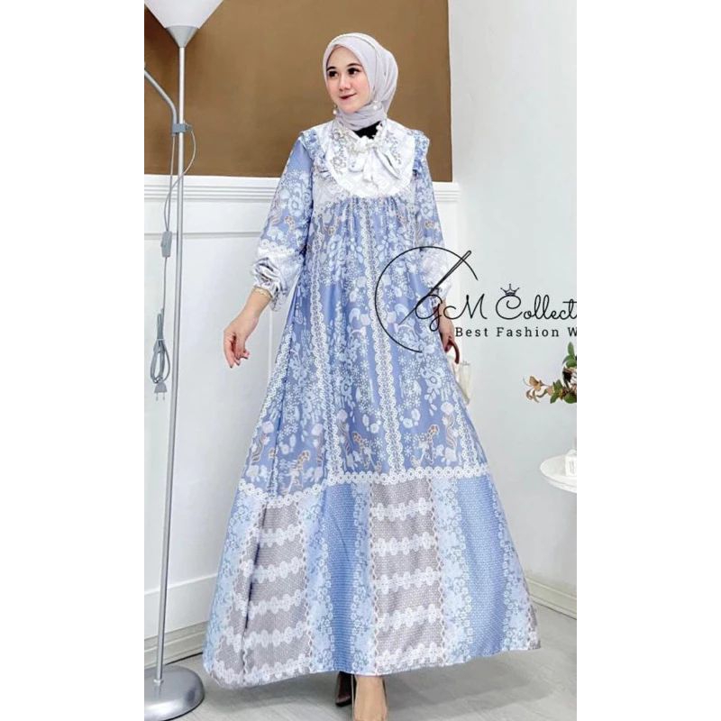 gamis silk dior