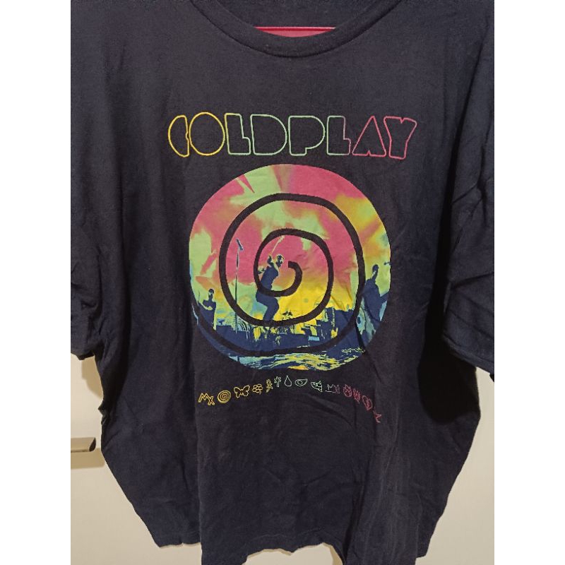Kaos Band Original Coldplay - Mylo Xyloto Tour 2022