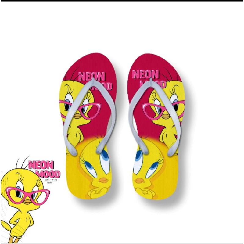 Sandal Perempuan Dewasa Motif Tweety