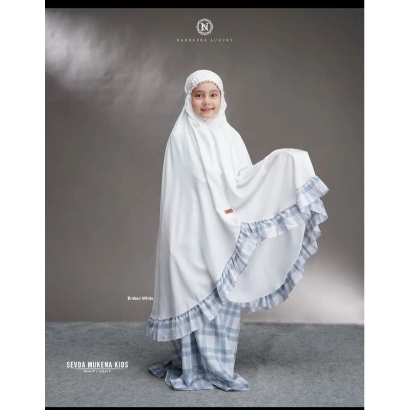 Sevda mukena Kids terbaru, mukena nadhera luxury ORI, rayon