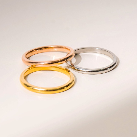 SheLove - Cincin Titanium Wanita Everlove Slim