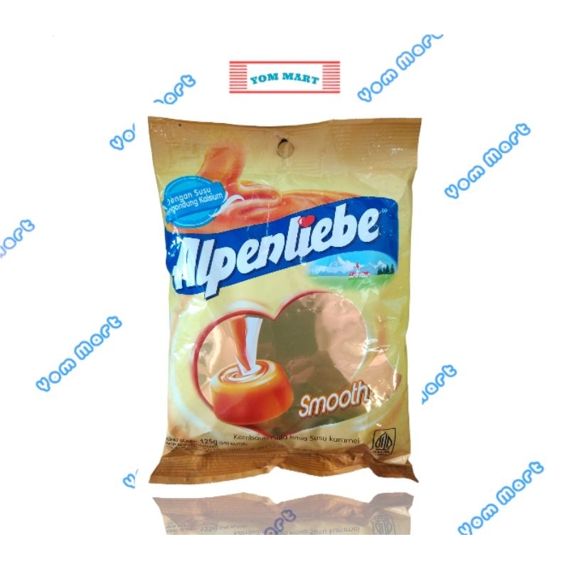 

ALPENLIEBE SMOOTH CANDY 125G | PERMEN KEMBANG GULA RASA SUSU KARAMEL