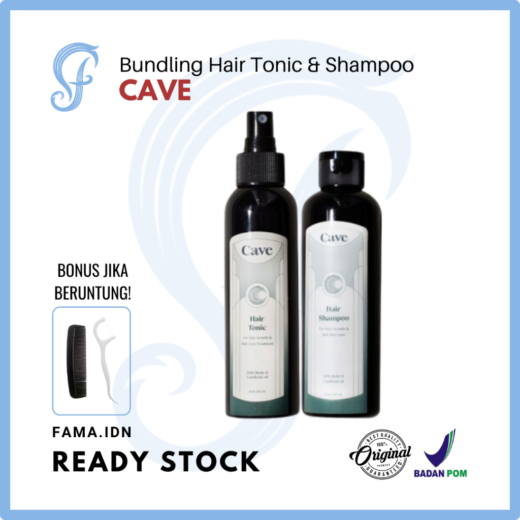 Cave Bundling Hair Shampoo + Hair Tonic