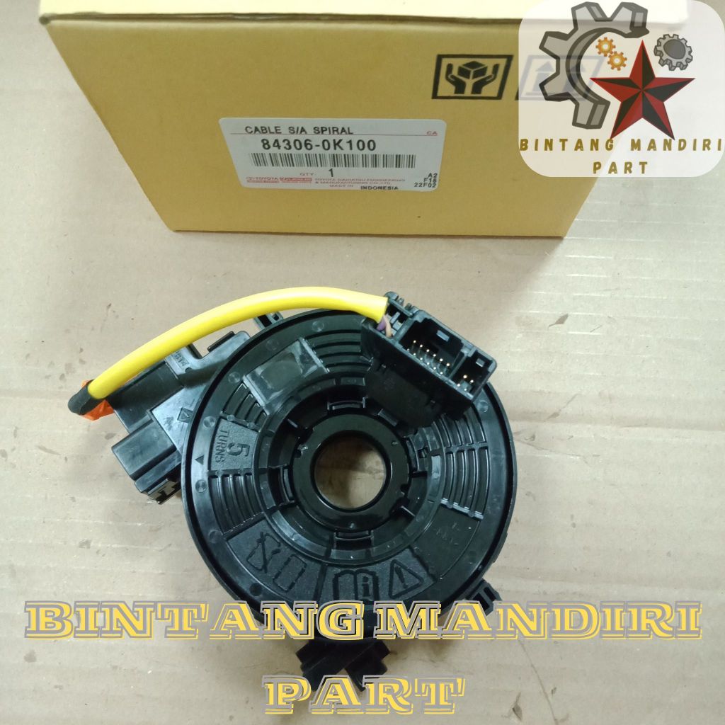 KABEL SPIRAL KLAKSON HILUX REVO INNOVA INOVA REBORN 84306-0K100
