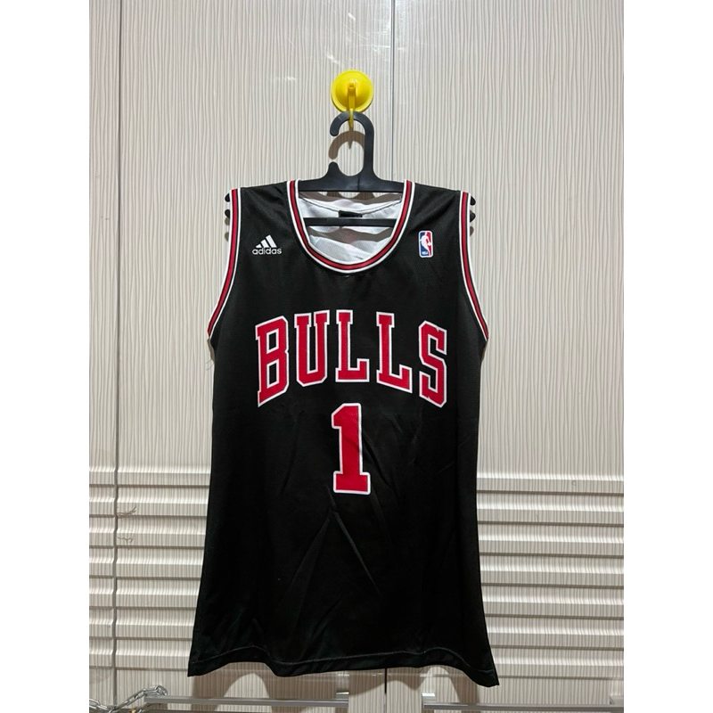 Custom Jersey Basket Chicago Bulls Rose Nomor 1