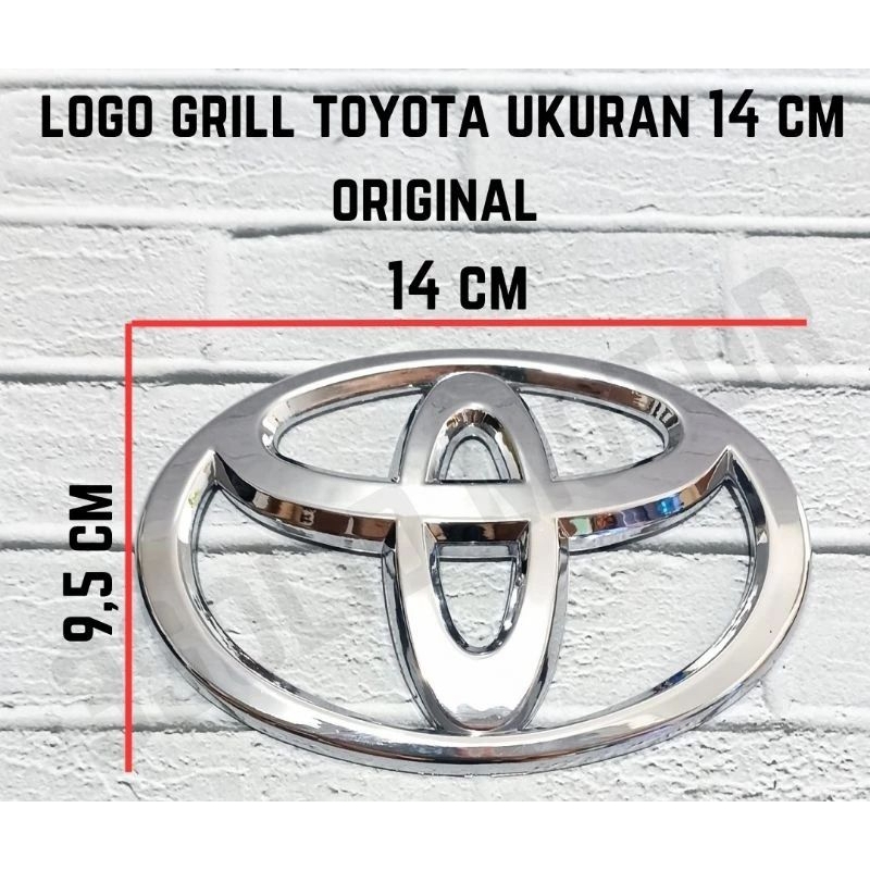 Logo / Emblem Grill Depan Mobil Toyota All New Avanza 2012 - 2015