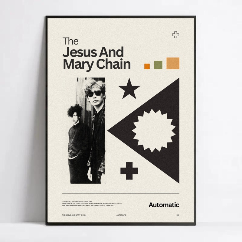 Poster Frame - The Jesus & Mary Chain - Automatic