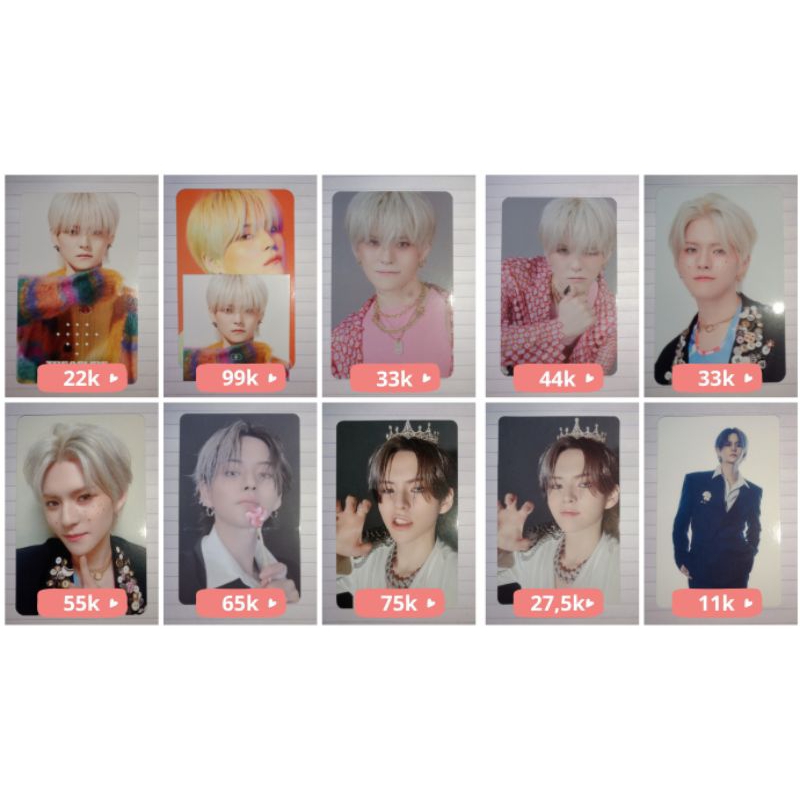 [Ready Stok] Photocard/Pc Yoshi Treasure Era Hello, Reboot