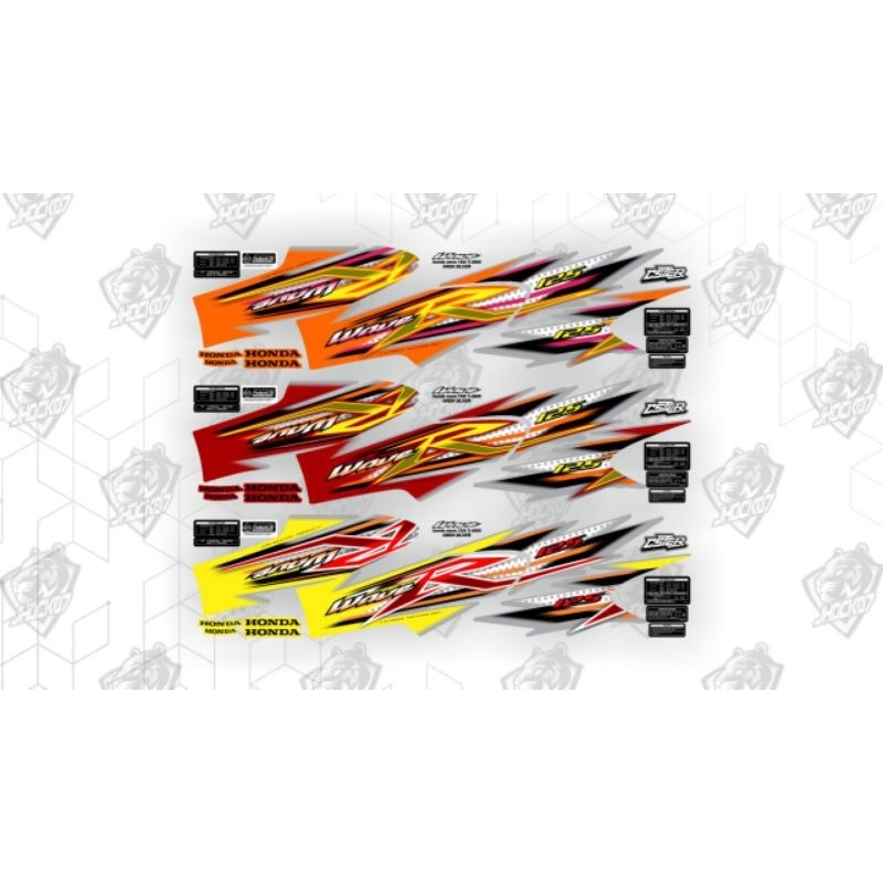 STRIPING WAVE 125R 2005