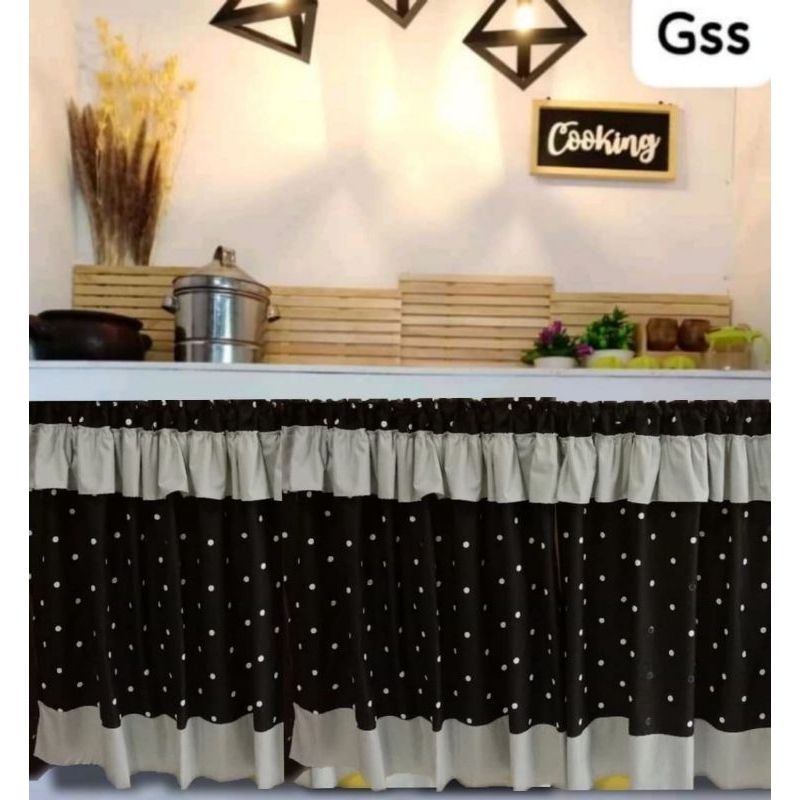 GORDEN KOLONG DAPUR PREMIUM.GORDENG KOLONG.HORDENG MEJA DAPUR.GORDEN MINIMALIS.BISA COD