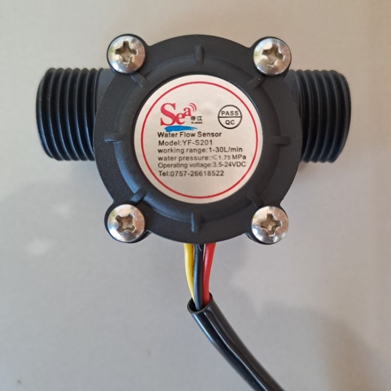Flow Hitam Flow Sensor Sea Uk 1/2 & 3/4 inc Sensor Pertamini Digital