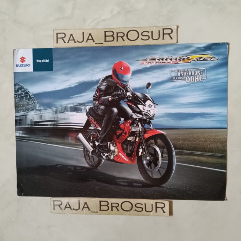 Poster brosur katalog leaflet Suzuki Satria F 150/Satria F150/Satria FU 2010