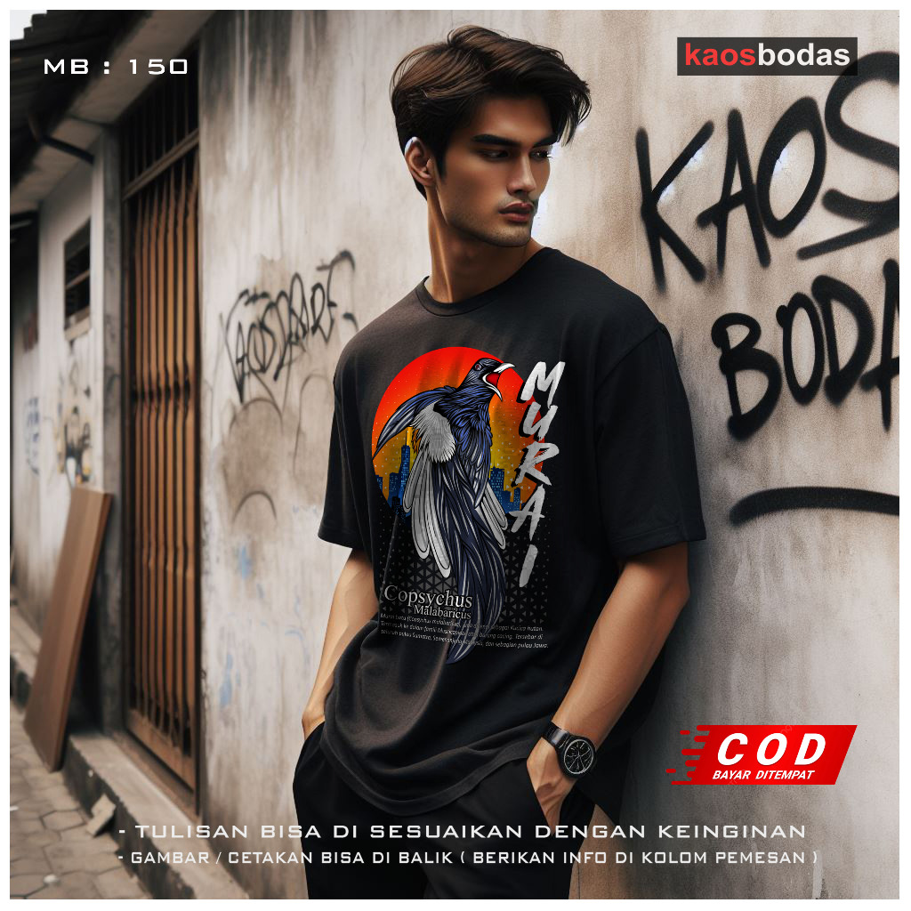Kaos Murai Batu Ekor Panjang