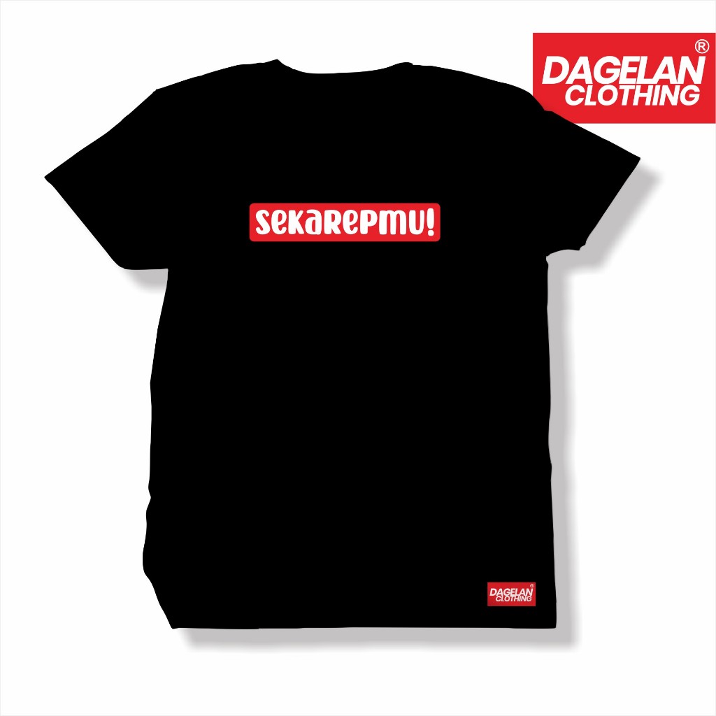 Kaos Ngapak Sekarepmu Dagelan Clothing Kaos Distro Kata Jawa Viral Katun Hitam