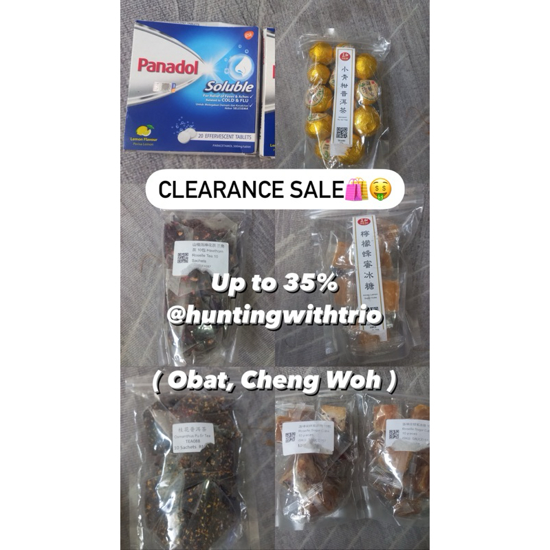 

Clearance Sale ( Obat, Cheng Woh )