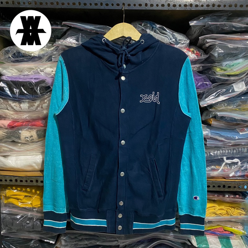 Champion x X-girl Varsity Jacket