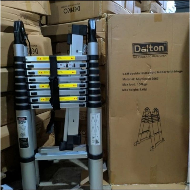 tangga double teleskopik 6,4 meter Dalton