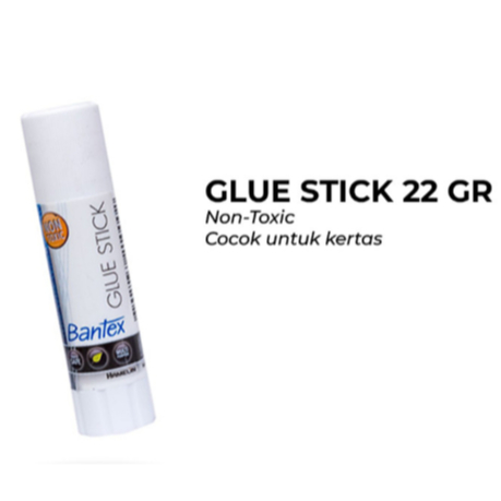 

LEM KERTAS / LEM STIK / LEM BATANG / GLUE STICK BANTEX 22 GR