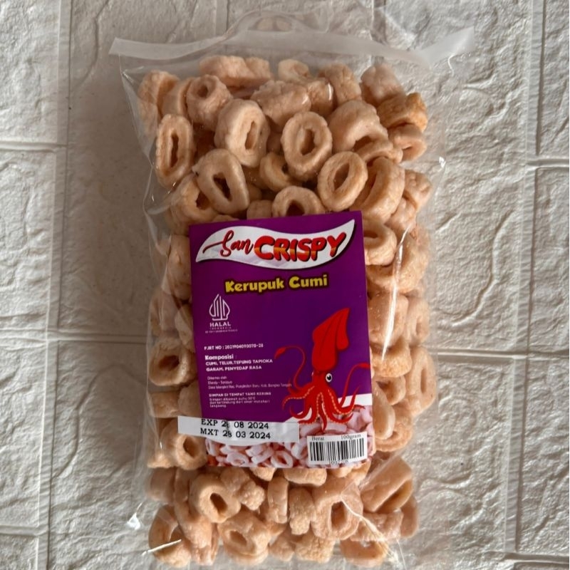 

SANCRISPY KERUPUK RING CUMI GORENG 100 GRAM - SNACK KHAS ASLI BANGKA