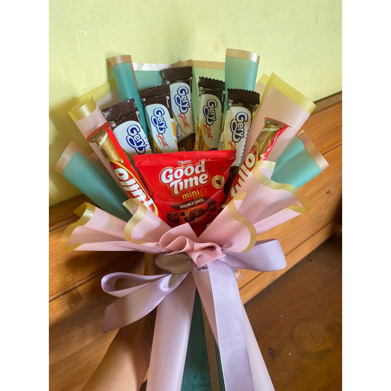 

TERMURAH !! Buket Snack Viral. FREE PACKING KARDUS !! Size S