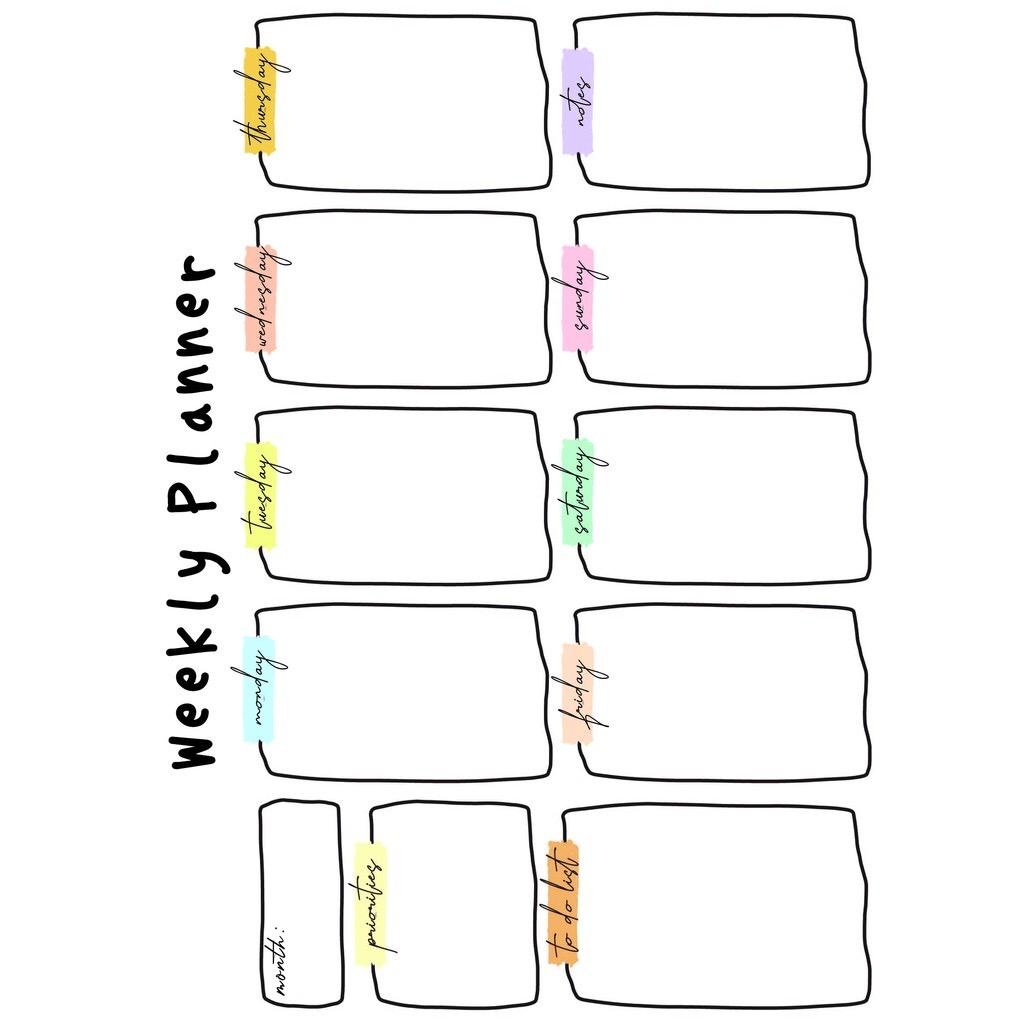 

Acrylic Planner Custom Full Colour Free Design