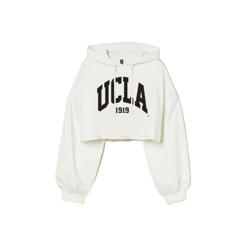 KAYSON - DGW OOTD WANITA GRACE / Sweater Crop Hoodie UCLA Fleece (LD110, P48) / Sweater Wanita Crop 