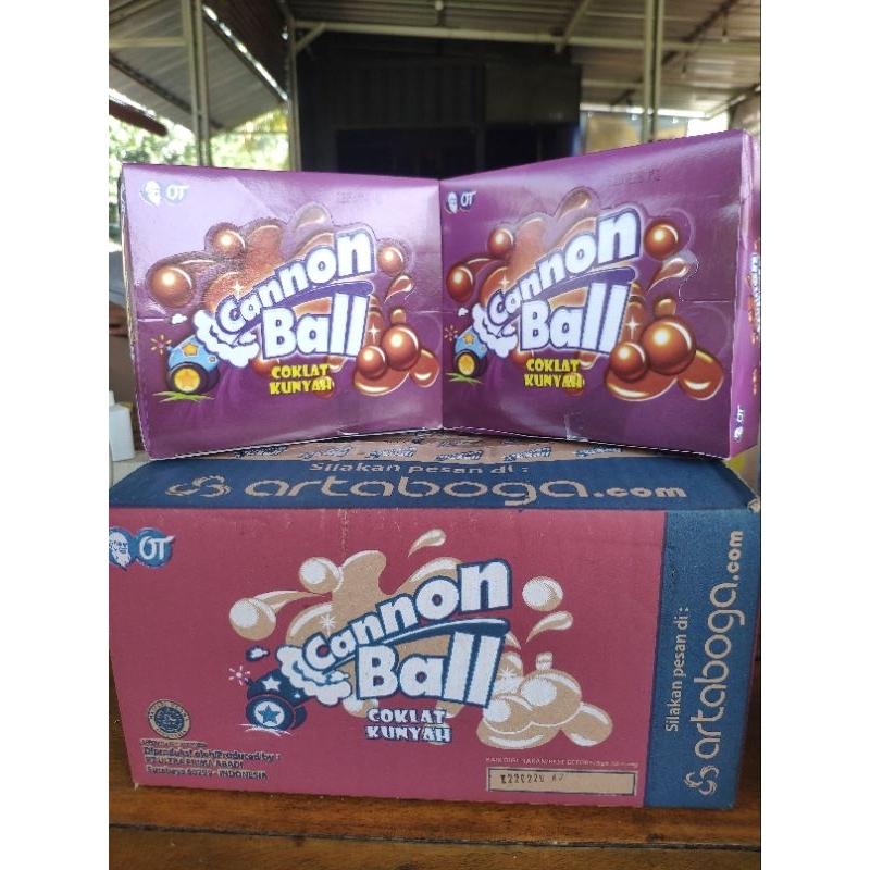 

permen coklat canon ball 5gr