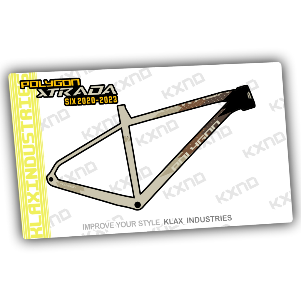 Decal Frame polygon Xtrada 2021 Polygon klaten Decal bike stiker sepeda